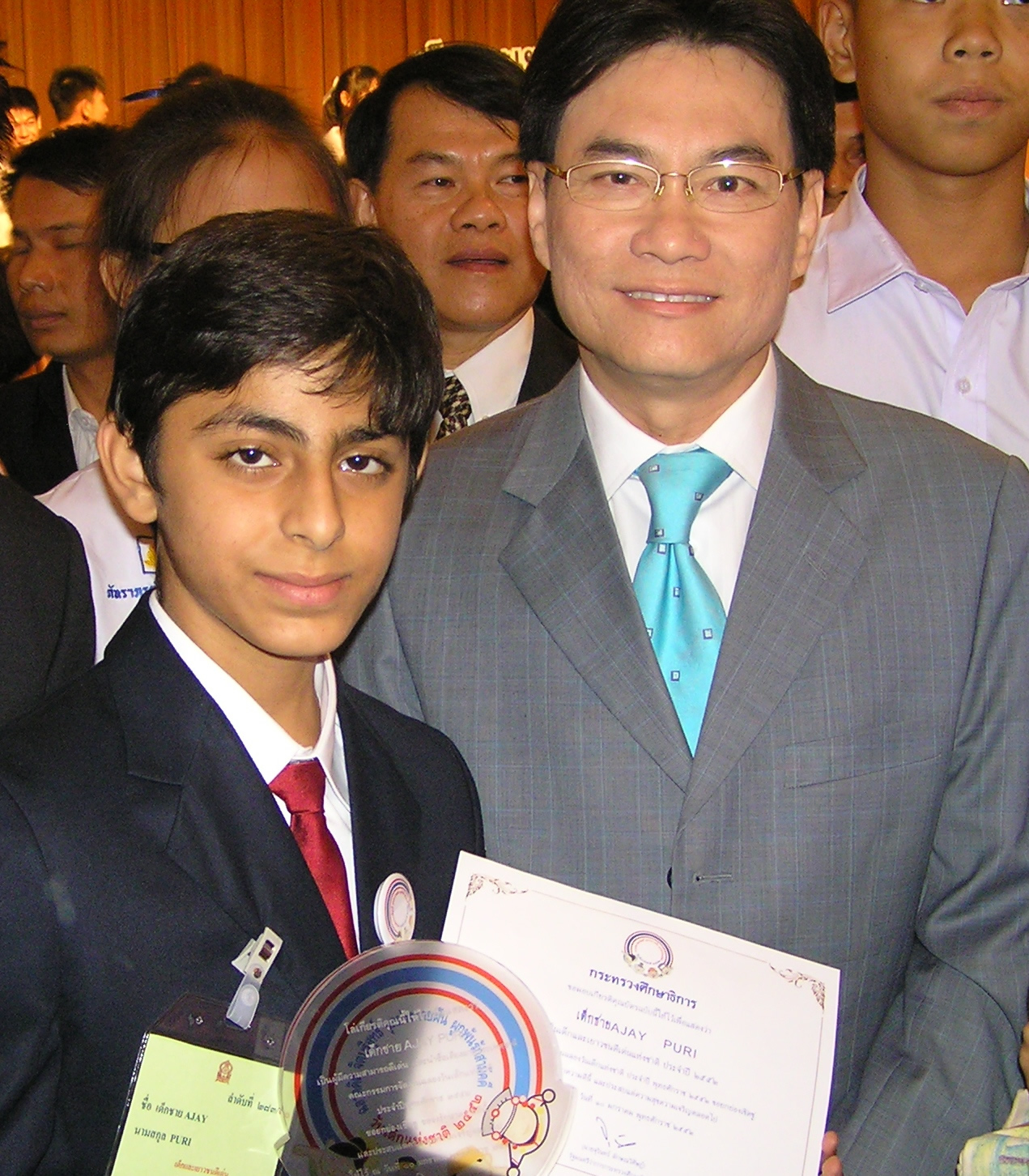 Ajay with Education Minister of Thailand